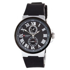 Наручний годинник Curren 8160-5 Silver-Black