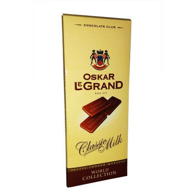 Шоколад Oskar le Grand молочний екстра-тонкий 82 г