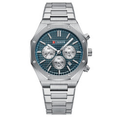 Curren 8440 Silver-Blue