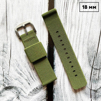 Ремешок двойной Green 18 мм, 1051-0483, Ремешки для часов
