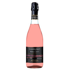 Вино ігристе Botticello Lambrusco dell'Emilia Rosato Sweet Rose рожеве солодке 0.75 л 8%