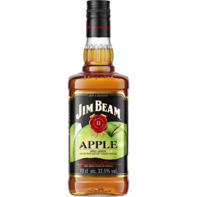 Лікер Jim Beam Apple 4 роки витримки 0.7 л 32.5%, 506004558527_5010278100703_08068602191