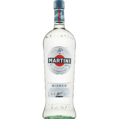 Вермут Martini Bianco сладкий 1 л 15%, 5010677925006, Martini