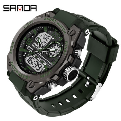 Sanda 6024 Black-Military Wristband, 1044-0063, Sanda