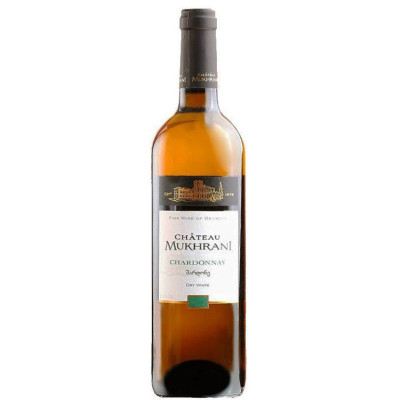 Вино Chateau Mukhrani Шардоне белое сухое 0.75 л 12.5%, 4860008470030, Chateau Mukhrani