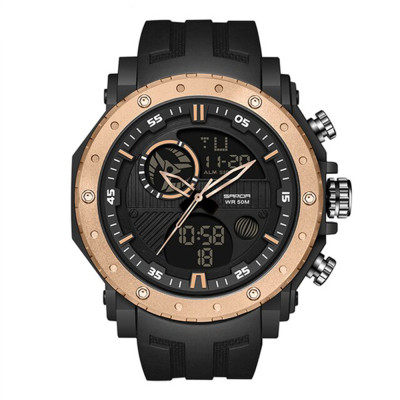 Sanda 6012 Black-Rose Gold, 1044-0149