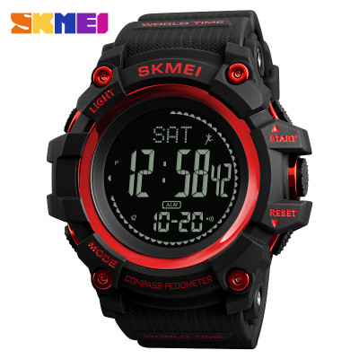 Skmei 1356RD Black-Red + Compass, 1080-0970
