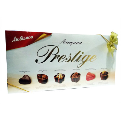 Цукерки шоколадні Prestige асорті 286 г, 4820075504397, Шоколадная фабрика Millennium