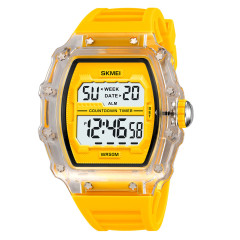 Skmei 2296WTYL White-Yellow