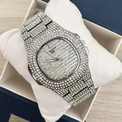 Наручные часы Patek Philippe Nautilus Diamonds Silver