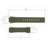 Ремінець для годинника Skmei 1715AG Army Green, 1051-0673