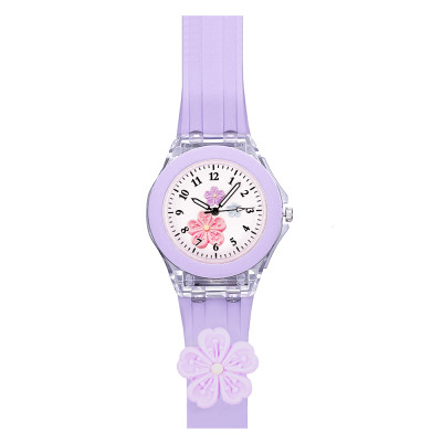 Дитячий годинник Better 005 Flowers Purple-White, 1184-0118