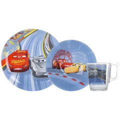 Детский набор посуды Luminarc Disney Cars 3 3пр - N5280