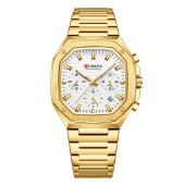 Curren 8459 Gold-White