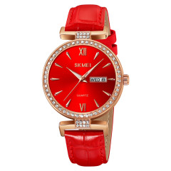 Skmei 2090RGRD Rose Gold-Red