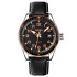 Skmei 9232LRGBK Rose-Gold Black Leather, 1080-1656