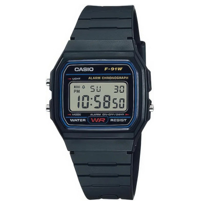 Чоловічий годинник Casio F-91W-1D, 1006-2299