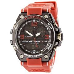 Наручные часы Casio G-Shock GST-1000 Black-Red Wristband
