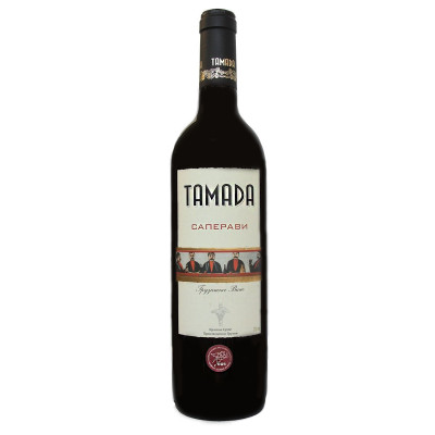 Вино Tamada Сапераві червоне сухе 0.75 л, 4860004070036, Georgian Wines and Spirits Company