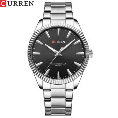 Curren 8425 Silver-Black