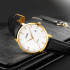 Skmei 1801LGDWT Gold-White Leather, 1080-1630