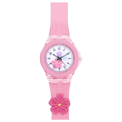 Дитячий годинник Better 005 Flowers Light Pink-White, 1184-0040