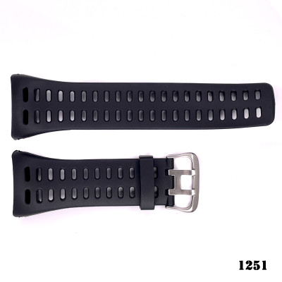 Ремінець для годинника Skmei 1250/1251/1360 all black, 1051-0542