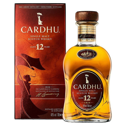 Виски Cardhu 12 лет выдержки 0.7 л 40% в подарочной упаковке, 5000267102573, Cardhu Distillery