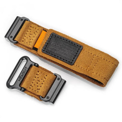 Ремінець для годинника Hemsut HGA143 Suede Leather Garmin Whisky 22 mm