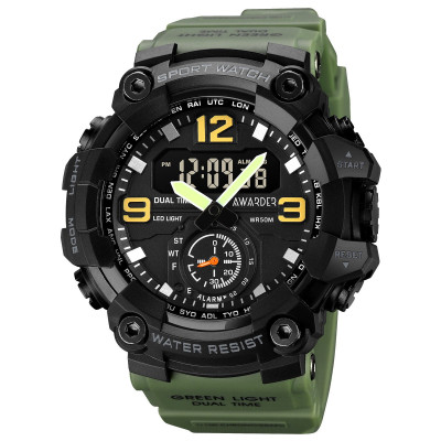 Годинник наручний Awarder 003 Army Green, 1202-0088