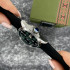 Годинник наручний Awarder Embroidery Silver-Green Black Automatic 10ATM, 1202-0004