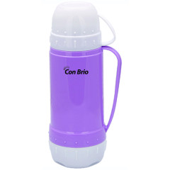 Термос со стеклянной колбой Con Brio Фиолетовый CB-355 - 450мл