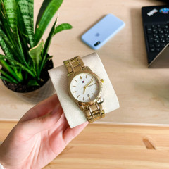 Tommy Hilfiger A206 Gold-White