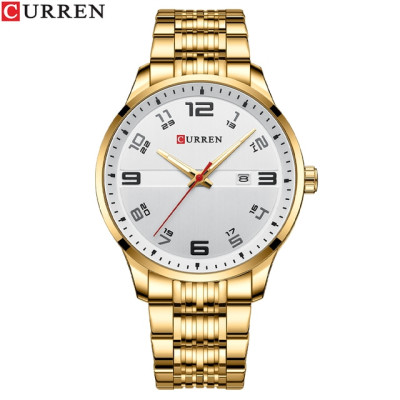 Curren 8411 Gold-White, 1008-0357