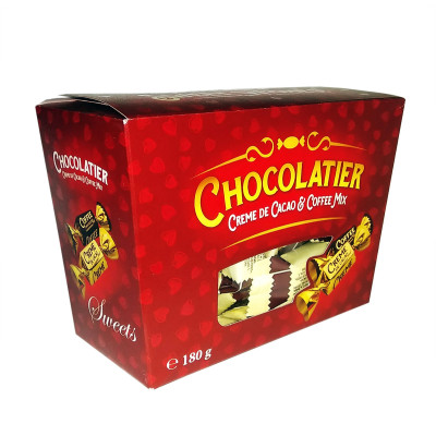 Цукерки Chocolatier Асорті Creme De Cacao & Coffee Mix 180 г, 4820075505387, Шоколадная фабрика Millennium