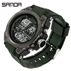 Sanda 6024 Black-Military Wristband