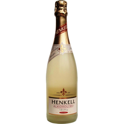 Вино игристое Henkell AlkoholFrei Безалкогольное белое полусладкое 0.75 л 0%, 4003310013988, Henkell & Co. Sektkellerei