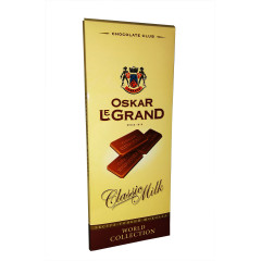 Шоколад Oskar le Grand молочний екстра-тонкий 82 г