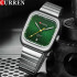 Curren 8460 Silver-Green, 1008-0452