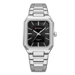 Curren 8457 Silver-Black