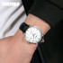 Skmei 1801LSIWT Silver-Black White Leather, 1080-1632