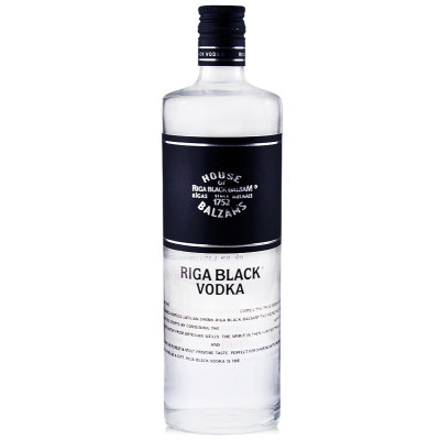 Водка Riga Black 0.5 л, 4750021201295, Latvijas Balzams