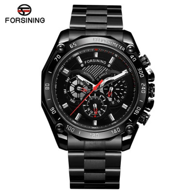 Forsining 6910 All Black Steel, 1059-0181