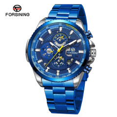 Forsining 6909 Silver-Blue