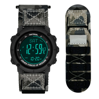 Годинник наручний Awarder 036 Nylon Pro Black-Camo Green, 1202-0104