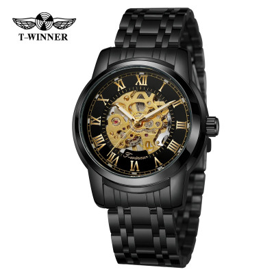 Forsining 8250 All Black Steel, 1059-0250