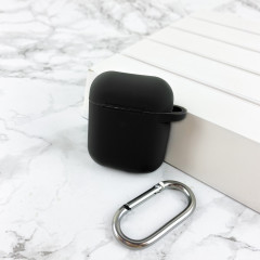 Чехол Airpods 1/2 Silicone Case Slim Black