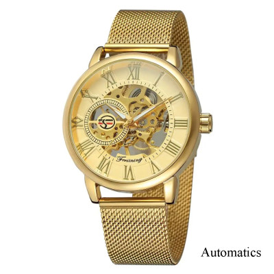 Forsining 8099 Automatics Gold-Gold Mesh, 1059-0274