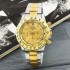 Rolex Daytona Quartz Date Silver-Gold-Gold, 1020-0458