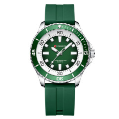 Curren 8448 Silver-Green